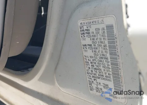 2012 Nissan Rogue Sv from USA, damaged, VIN JN8AS5MT2CW295690